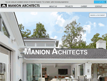 Tablet Screenshot of manionandassociates.com